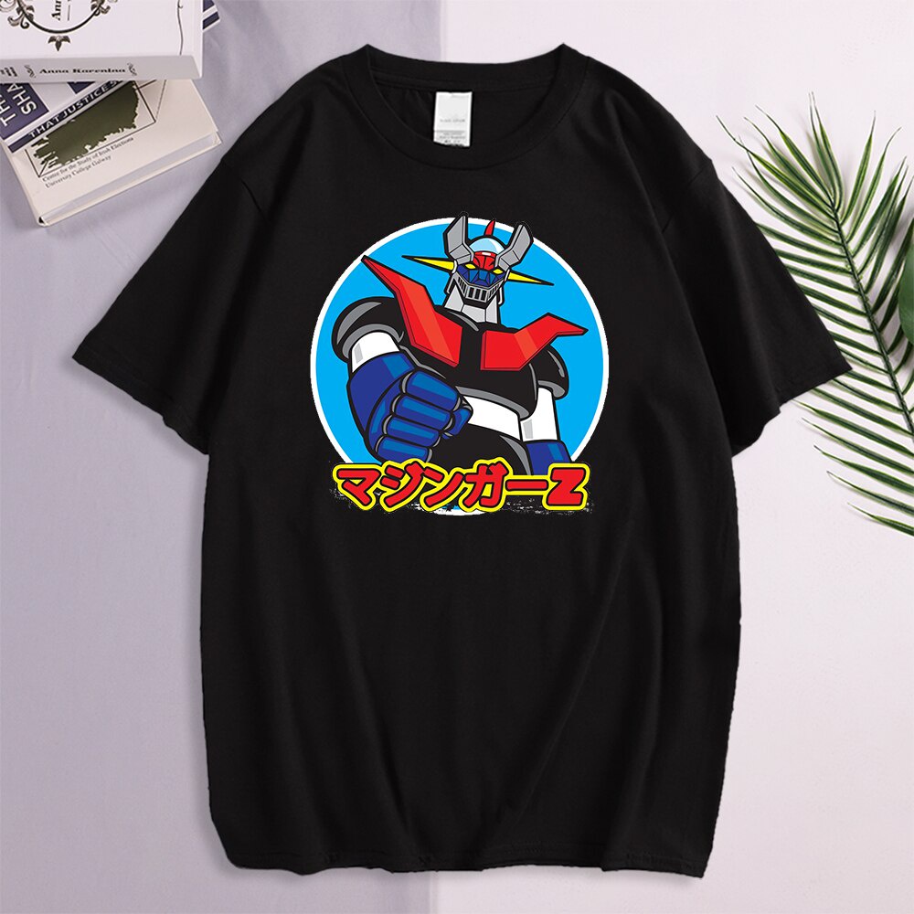 เสื้อยืดคอกลม-แขนสั้น-พิมพ์ลายการ์ตูนกราฟฟิค-mazinger-z-แฟชั่นฤดูร้อน-สําหรับผู้ชาย