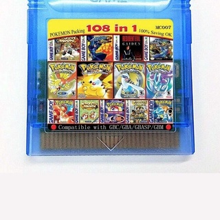 ภาพขนาดย่อของภาพหน้าปกสินค้า61 In 1 ตลับสีเกมบอย (รถเข็นสําหรับเกมบอย, Gbc) หรือ 108 เกมใน 1 จากร้าน smartcz09.th บน Shopee