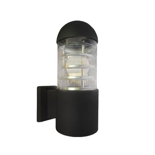 Outdoor branch lights WALL BRACKET CARINI BO-G5110/1 ALUMINIUM/GLASS MODERN BLACK External lamp Light bulb ไฟกิ่งภายนอก