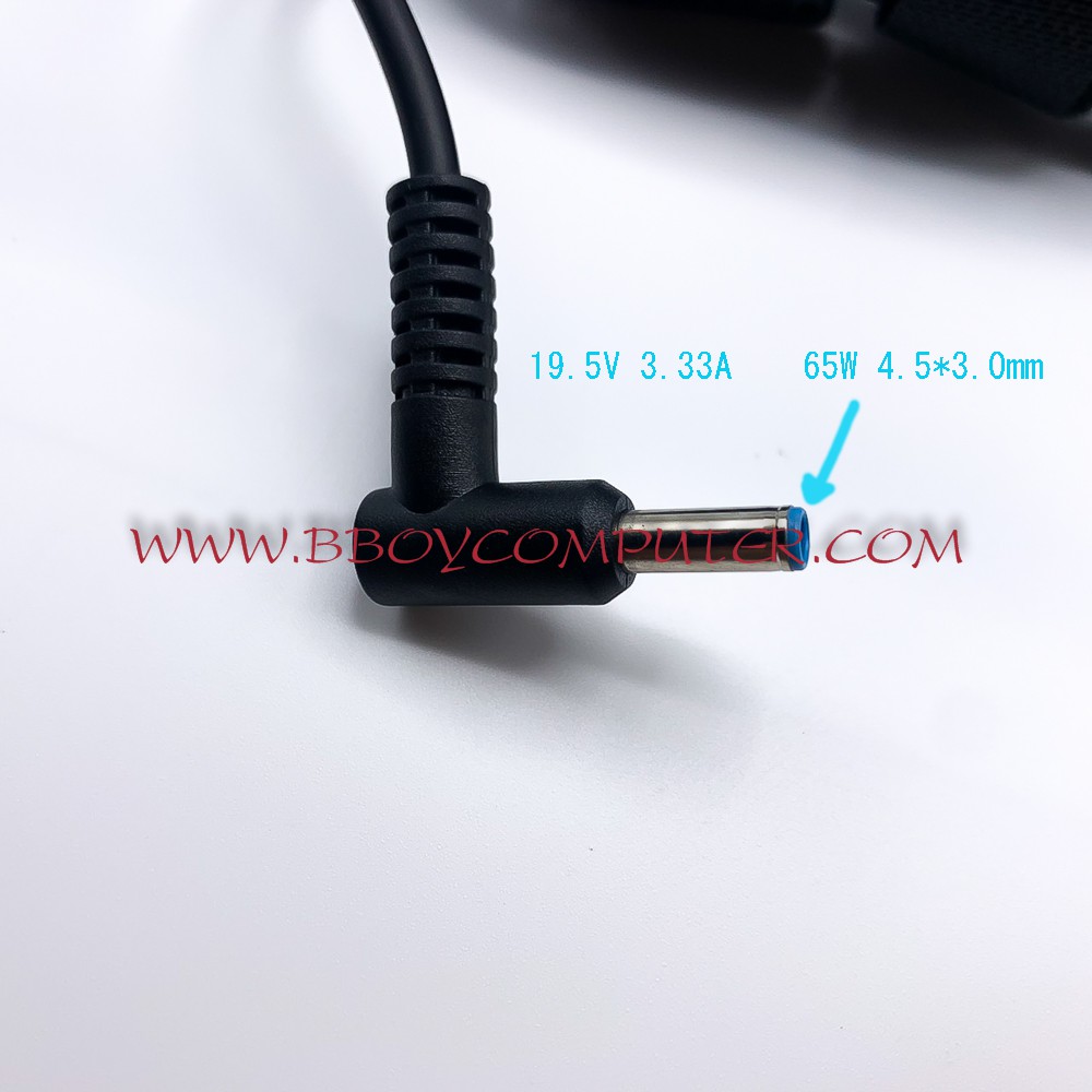 hp-adapter-อะแดปเตอร์-hp-19-5v-3-33a-65w-หัวเข็ม-สีฟ้า-4-5-3-0mm-สายชาร์จโน๊ตบุ๊ค-อะแดปเตอร์โน๊ตบุ๊ค-มีสายไฟ-ac-ให้-ราย