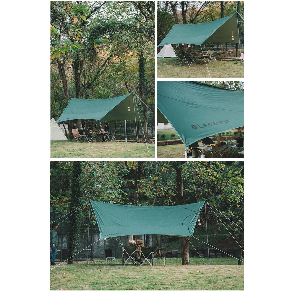 ฺblackdeer-sun-shelter-tarp-green-เขียว-ทาร์ปทรงหกเหลี่ยม