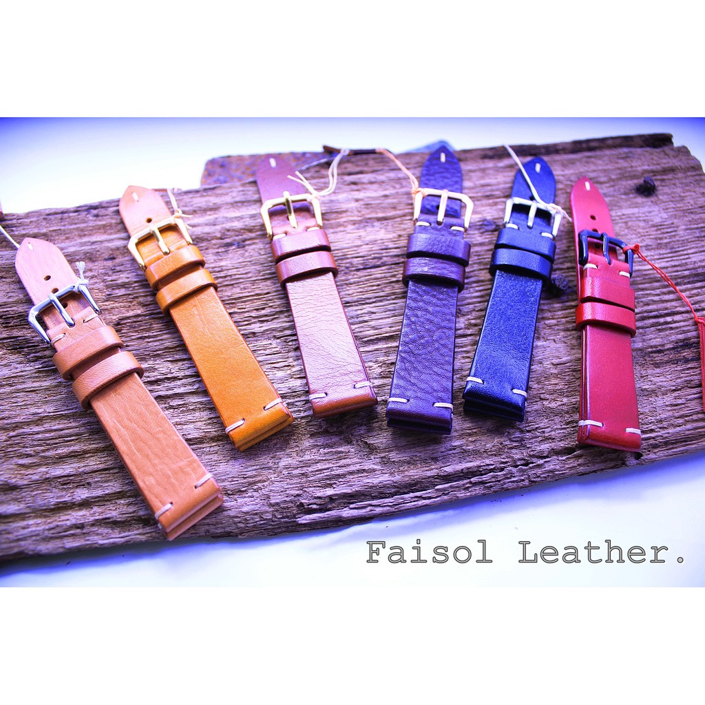 สายนาฬิกาหนังแท้-vintage-faisol-leather-18-mm-สีน้ำตาลอ่อน