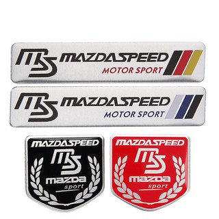 สติ๊กเกอร์โลหะสําหรับติดตกแต่งรถยนต์ ms mazda speed atenza cx 5 cx 7 323 cx 3