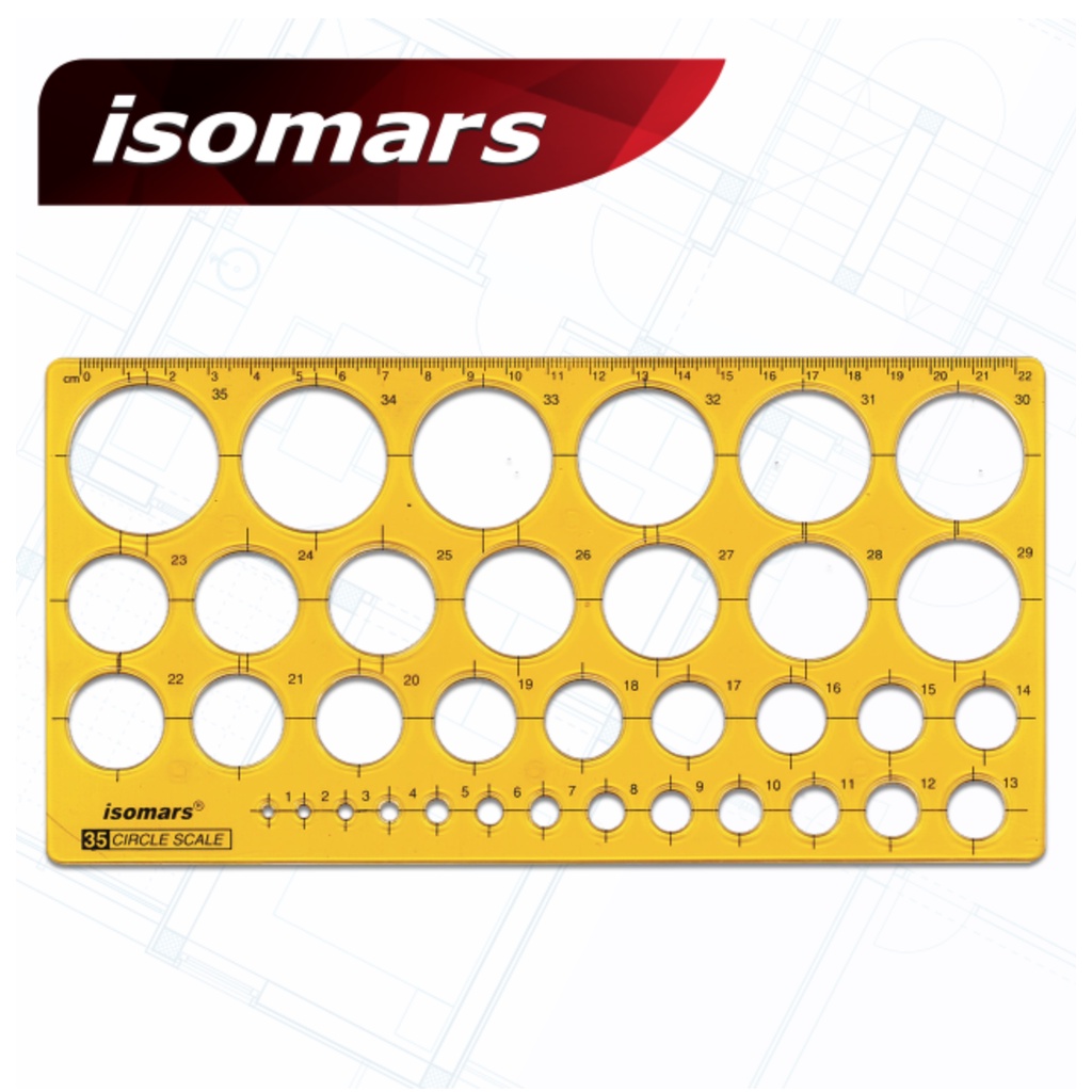Isomars แผ่นเพลท วงกลม IS01-35 | Shopee Thailand