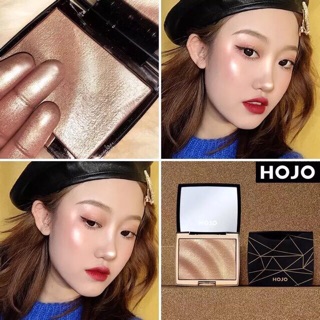 HOJO8029(ของแท้/พร้อมส่ง) hojo brilliance highlight พาเลทไฮไลท์สามมิติ หน้าฉ่ำวาว ไฮไลท์พาวเดอร์