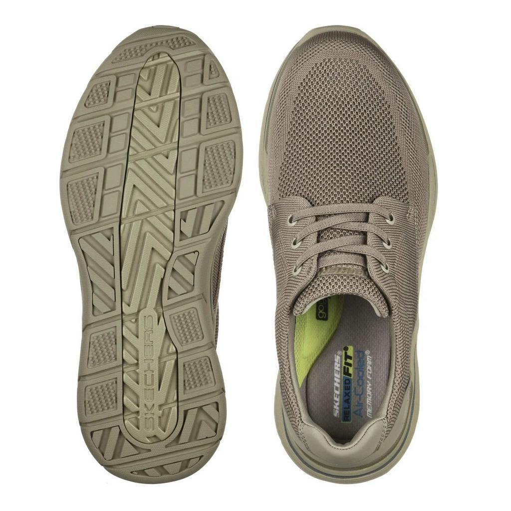 โปรฯ-1-800-แท้-ช็อปไทย-skechers-expected-marino-รองเท้าผ้าใบ-หน้ากว้าง-สลิปออน-ใส่ทำงาน-สีน้ำตาล-สีกากี-204468