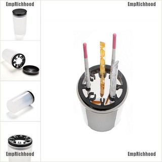 💕Hot sell Handy Holder UV Acrylic Pen Cleaner Washing Cup Bottle Nail Art Brush Pot Tool