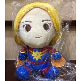 ตุ๊กตา captain marvel นั่ง ขนาด 10 นิ้ว ลิขสิทธิ์แท้