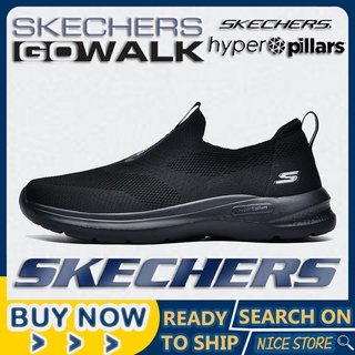 สินค้า [พร้อมส่ง] Skechers_go-walk6 รองเท้าผ้าใบลําลอง ระบายอากาศ เบาพิเศษ สําหรับผู้ชาย เหมาะกับการเล่นกีฬา