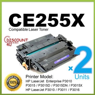 Discount4U ตลับหมึกเลเซอร์ Toner HP CE255X / CE255 / 255X / CE255 / 255 / 55X/55 For HP P3010/P3015/P3015d/P3015dn/P3015