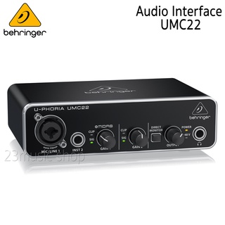 BEHRINGER U-PHORIA UMC22 USB Audio Interface ออดิโออินเตอร์เฟส