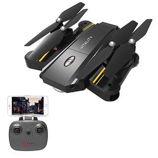 TK116   FOLDABLE DRONE โดรนถ่ายภาพพับได้ รุ่นใหม่  โดรนเซลฟี่ บินนิ่ง พลังมอเตอร์แรง ต้านลมได้ดี  โดรนถ่ายภาพพับได้