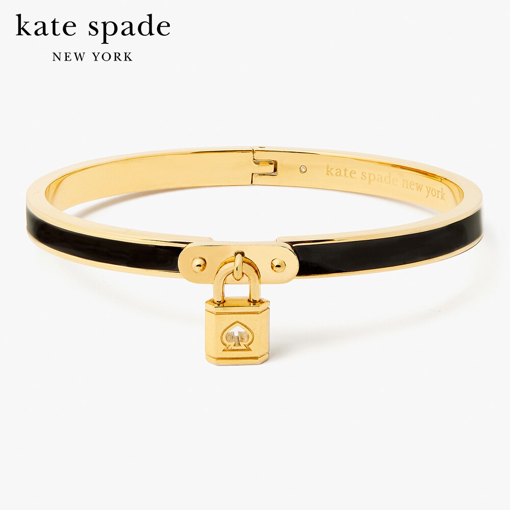 ราคาและรีวิวKATE SPADE NEW YORK LOCK AND SPADE CHARM BANGLE K6231 ข้อมือ