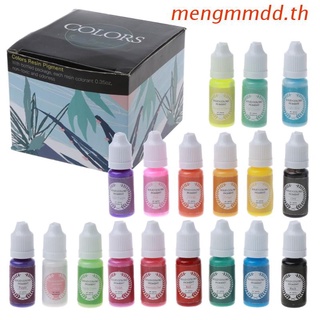 สินค้า Mengt เรซิ่นย้อมสีผสมอีพ็อกซี่ 0.35ออนซ์ปลอดสารพิษ 18 สี