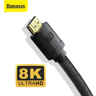 สินค้า BASEUS XIAOMI MI สายเคเบิ้ล Hdmi 2 . 1 8 K / 60Hz 4K / 120 Hz 48 Gbps สําหรับ Ps5 Ps4 Laptops Monitor Hdmi Splitter
