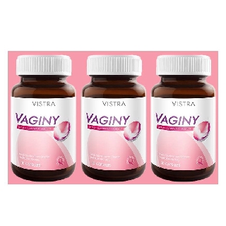 ภาพขนาดย่อของภาพหน้าปกสินค้าซื้อ 3 ขวดคุ้มกว่า  VISTRA VAGINY 30 เม็ด จากร้าน healthbeauty4you บน Shopee ภาพที่ 1