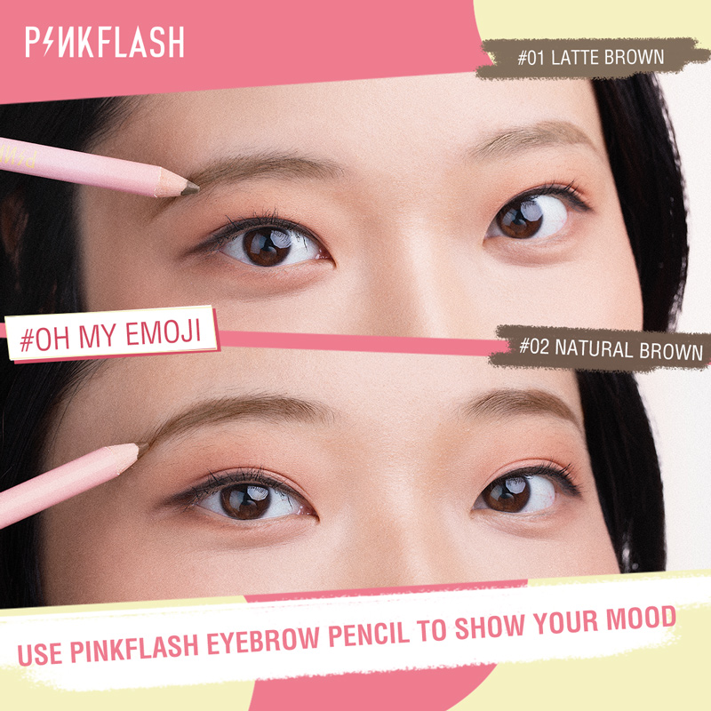 ภาพสินค้าPinkflash Ohmyemoji ดินสอเขียนคิ้ว กันน้ำ ติดทนนาน จากร้าน pinkflash.th บน Shopee ภาพที่ 3