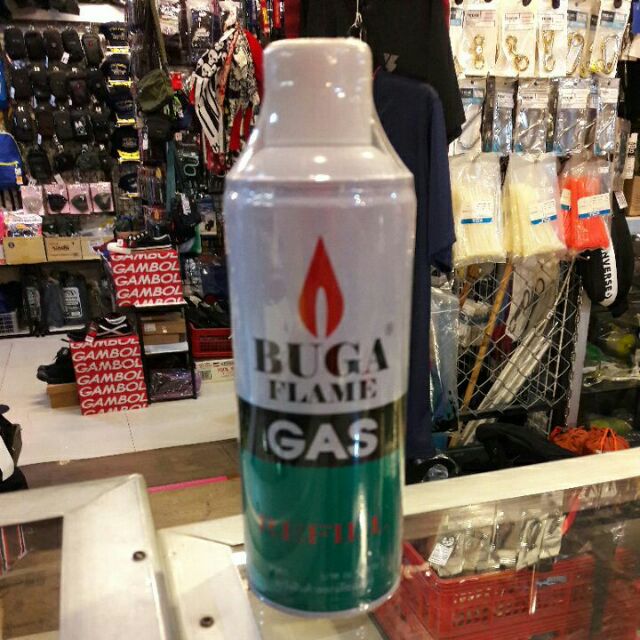 BUGA FLAME GAS แก๊สไฟแช๊ค ก๊าซเติมไฟแช็ค บูก้า ขนาด 200กรัม | Shopee ...