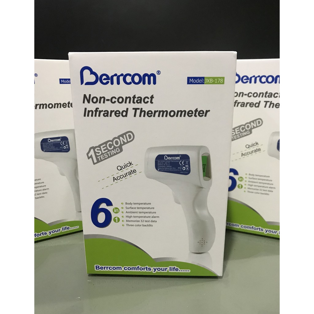 เครื่องวัดไข้-คุณภาพดีสุด-infrared-thermometer-berrcom-ราคาแบ่งปัน-ฟังชังก์ภาษาอังกฤษ