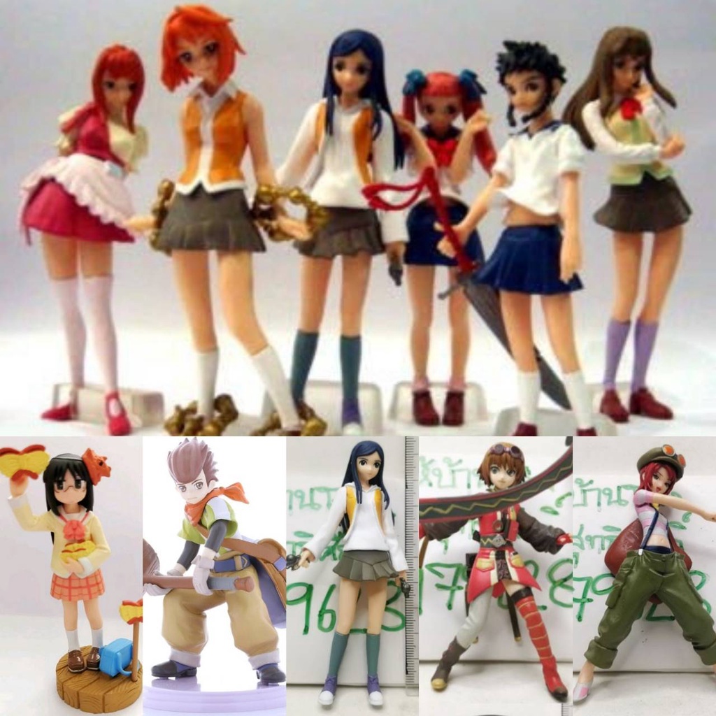 แท้-มือ1-2-kaiyodo-suruga-kanbaru-tales-of-vesperia-rita-morudio-yuri-lowell-figure-bandai-mai-hime-my-hime-yujin