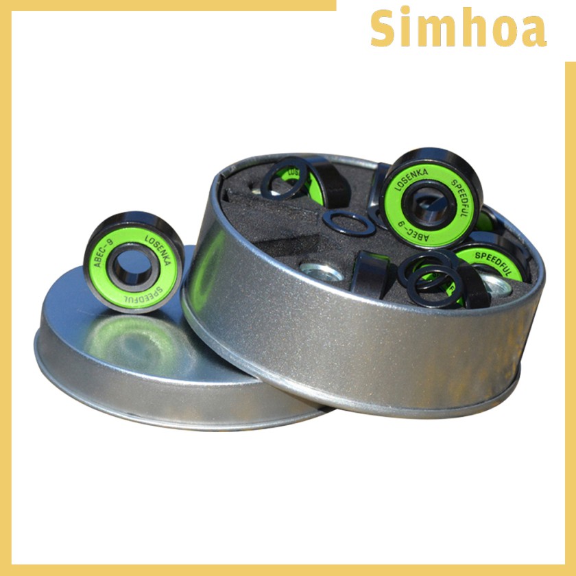 ภาพสินค้า( Simhoa ) ชุดอะไหล่แบริ่ง สเก็ตบอร์ด ความเร็วสูง 2.2X0.7 ซม. จากร้าน simhoa.th บน Shopee ภาพที่ 5