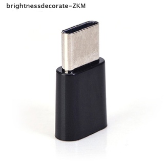 [Brightdecorate] อะแดปเตอร์แปลงสายชาร์จ Micro USB ตัวเมีย เป็น Type-C USB-C ตัวผู้