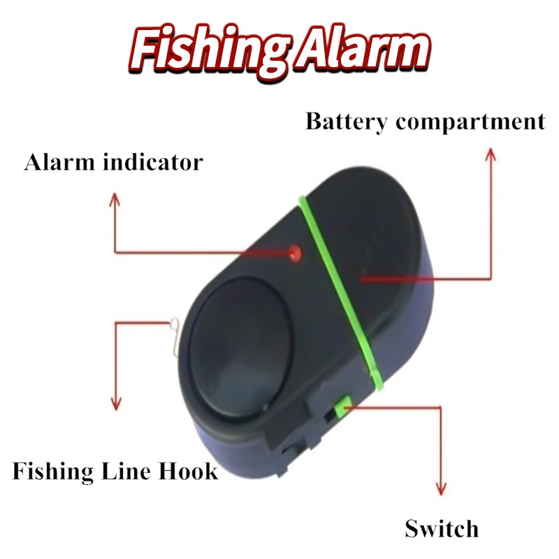 ภาพสินค้าอุปกรณ์แจ้งเตือนเมื่อปลากินเบ็ด Fishing Alarm bell สัญญาณเตือนตกปลาอิเล็กทรอนิกส์ ไฟ LED จากร้าน ovtravl บน Shopee ภาพที่ 6