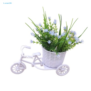 สินค้า [NE] 1 Set Simulation Flower Float Increase Vitality Rattan Tricycle Faux Saxifrage UV-resistant