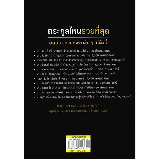 หนังสือ-ตระกูลไหนรวยที่สุด