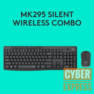 คีย์บอร์ดเม้าส์ MK295 SILENT WIRELESS COMBO แป้นพิมพ์ ไทย / อังกฤษ รับประกันศูนย์ไทย 1 ปี