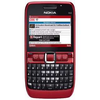 โทรศัพท์มือถือโนเกียปุ่มกด  NOKIA E63  (สีแดง) 3G/4G รุ่นใหม่2020