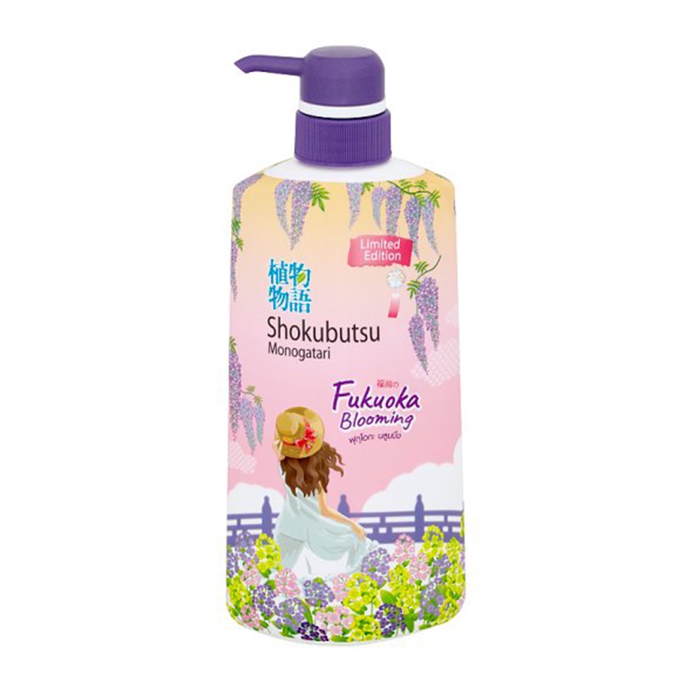 shokubutsu-monogatari-fukuoka-blooming-shower-cream-ครีมอาบน้ำ-500ml