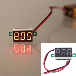 Bonjour 0.36" Digital Voltmeter DC 4.5-30V 2 Wires Red LED Display Panel Voltage Meter