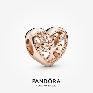 Pandora ชาร์มฉลุลายหัวใจ ของขวัญวันเกิด สําหรับครอบครัว DIY p825