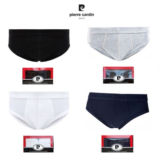 ภาพหน้าปกสินค้าPierre Cardin PC-323 (Pack 2ตัว) เซ็ตกางเกงในชาย Classic Macho Brief innerwear  มี 4 สี ขาว เทา กรม ดำ กางเกงในผ้าคอตตอน ที่เกี่ยวข้อง