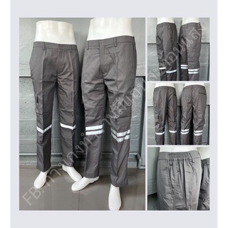 กางเกงช่าง,กางเกงทำงาน,กางเกงคาร์โก้ มีแถบสะท้อนแสง 1,2เส้น กางเกงอาสากู้ภัย
