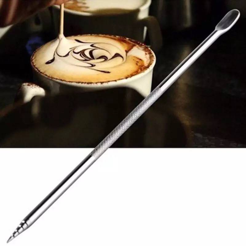 เข็มวาดลายกาแฟ-latte-art-pen-stainless-steel-เข็มวาดหน้ากาแฟ-อุปกรณ์วาดฟองนมบนแก้วกาแฟ-มีพร้อมส่ง