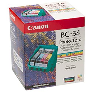 Original Canon BC-34 อิงค์เจ็ท แท้ Photo Color BJ Cartridge