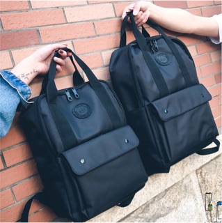 GUCกระเป๋าเป้BLACK/กันน้ำได้ (GUC-B234) 🎒