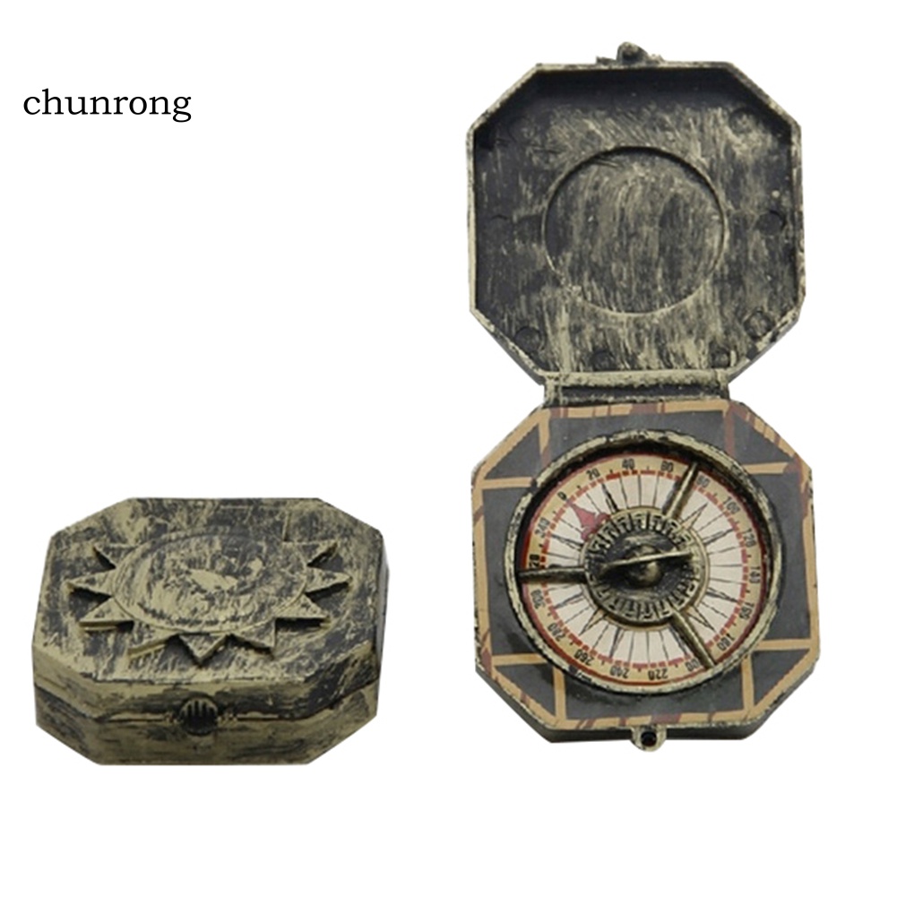 chunrong-เข็มทิศกัปตันโจรสลัด-สไตล์วินเทจ-พร็อพของเล่น-สําหรับปาร์ตี้ฮาโลวีน-2-ชิ้น