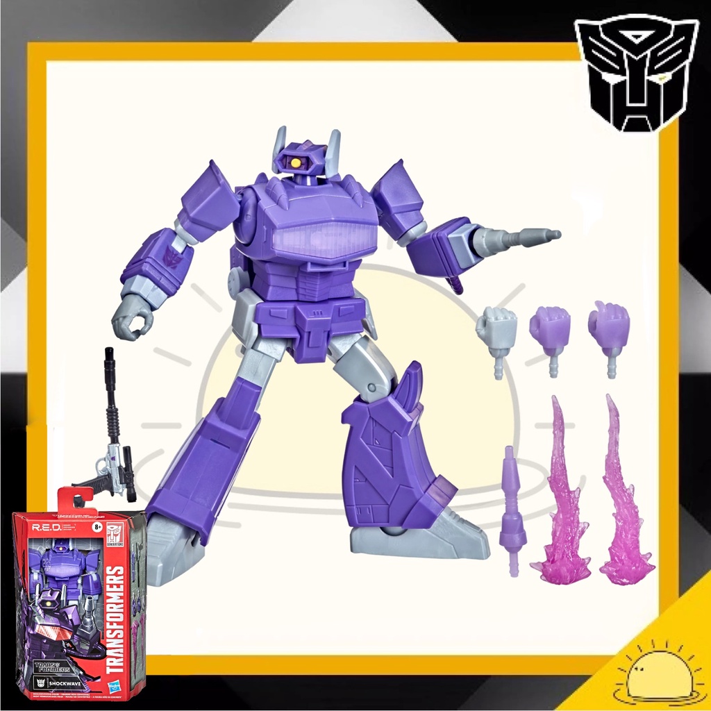 Transformers R.E.D. (Robot Enhanced Design) Shockwave 6 inch | Shopee ...