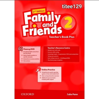 ภาพขนาดย่อของภาพหน้าปกสินค้าFamily and Friends 2nd : Teacher's Book Plus จากร้าน titee129 บน Shopee