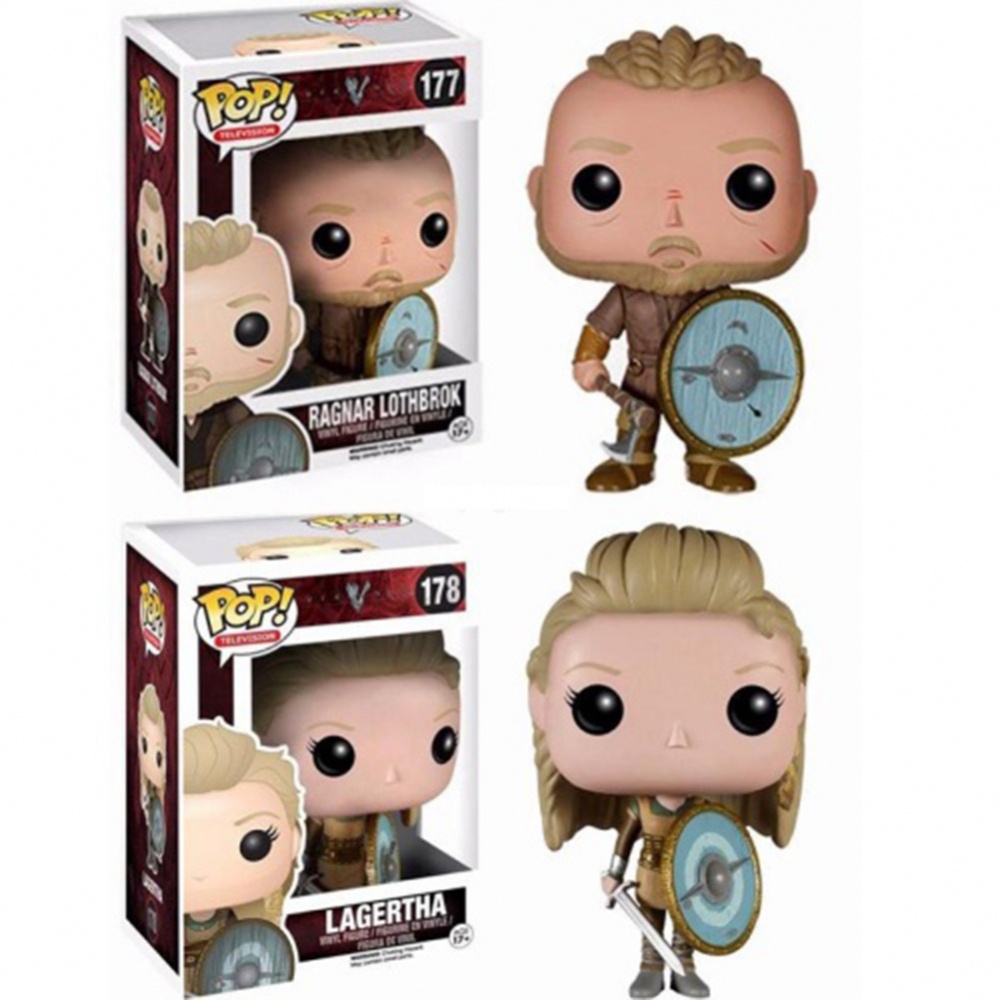 funko-pop-177-178-vikings-โมเดลฟิกเกอร์-pvc-แฮนด์เมด-ของเล่น-ของสะสม-สําหรับตกแต่ง