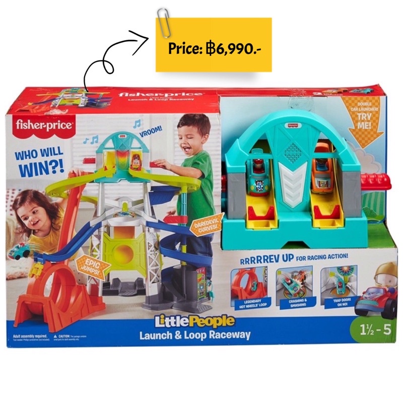 fisher-price-little-people-launch-amp-loop-raceway-light-up-vehicle-playset