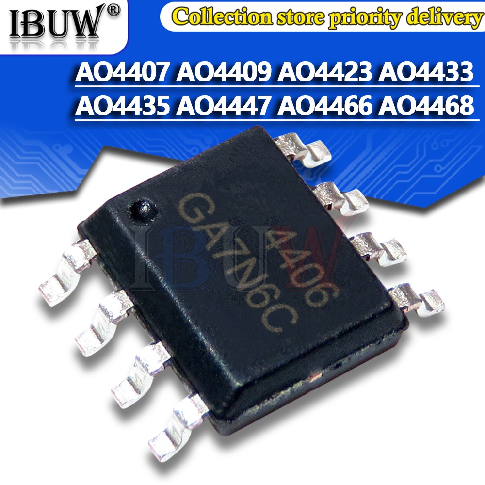 ชิป AO4354 AO4406 AO4407 AO4409 AO4423 AO4433 AO4435 AO4447 AO4466 ...