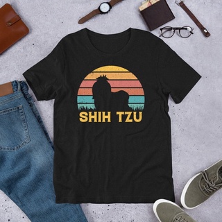 เสื้อวันพีช - ชิสุซันเซ็ทเสื้อยืด/วินเทจย้อนยุคShihTzuTshirt/สุนัขเงาของขวัญสําหรับชิสุ