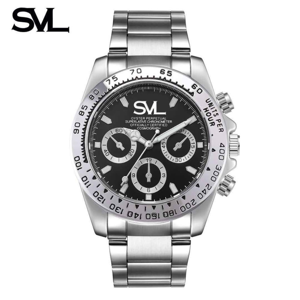 ภาพหน้าปกสินค้าSVL นาฬิกาข้อมือผู้ชาย สไตล์แบรนด์ดัง กันน้ำ 100% รุ่น GP80338 จากร้าน classybkk บน Shopee