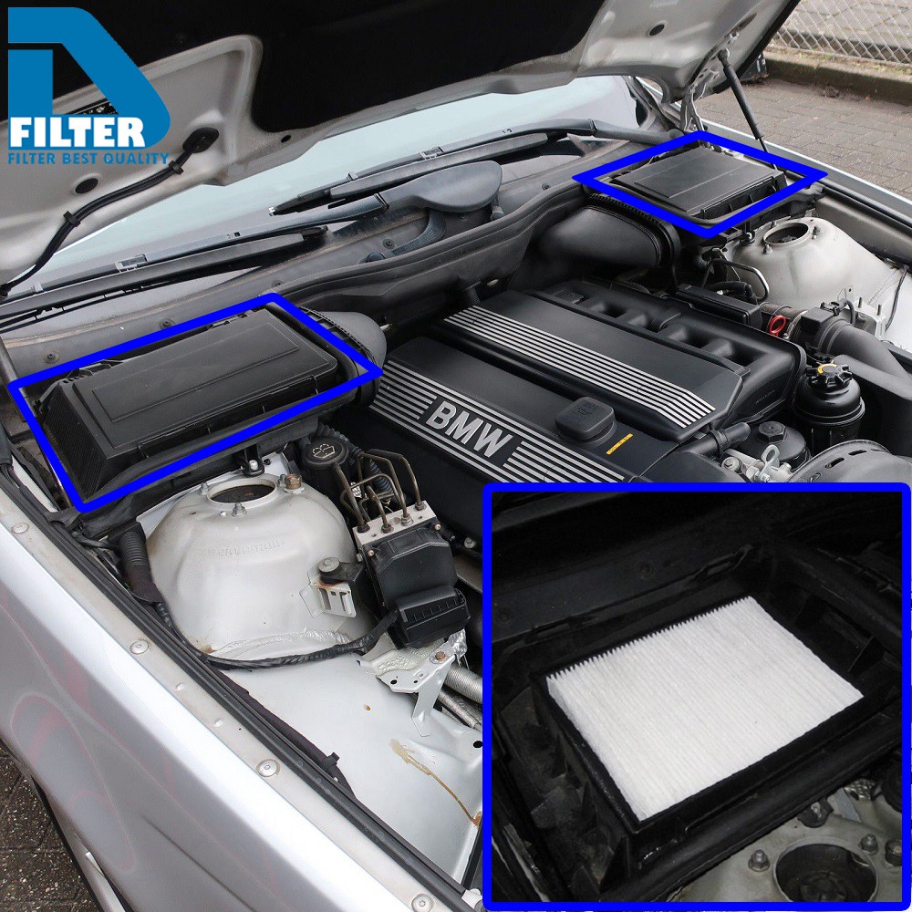 กรองแอร์-bmw-e39-520i-523i-525i-528i-by-d-filter-ไส้กรองแอร์-db013x2