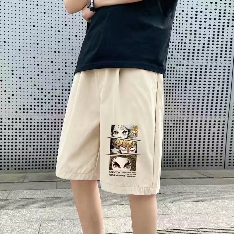 m-8xl-beach-over-the-knee-shorts-summer-washable-straight-leg-shorts-mens-summer-shorts-กางเกงขาสั้น