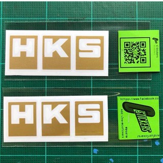 HKS no.1  1 ชิ้น สติ๊กเกอร์แต่งรถ